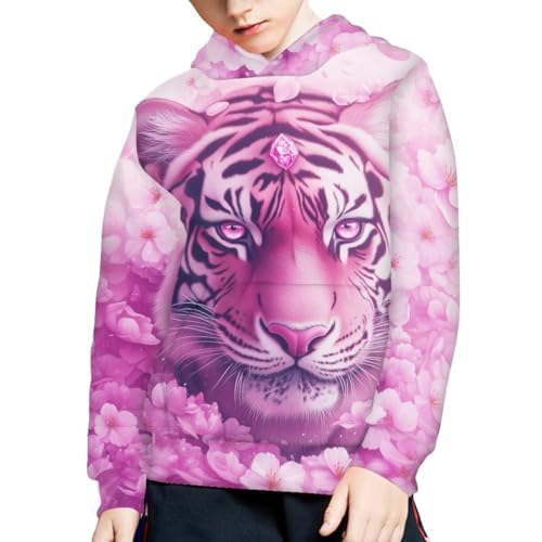 Image of GLUDEAR Teen Boys Girls Novelty Animal Galaxy Hoodies Sweatshirts Pullover