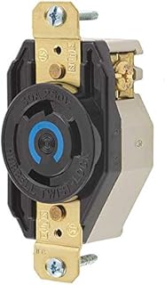 30A Twist-Lock Receptacle 2P 3W 250VAC L6-30R BK