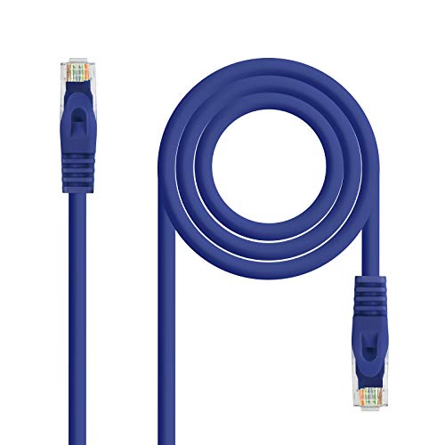 Monkey Ladder Network Cable RJ45 LSZH CAT.6A UTP AWG24, Blue, 30 cm