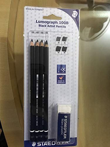 Staedtler Mars Lumograph Artist Assorted Pencil Set (Black)