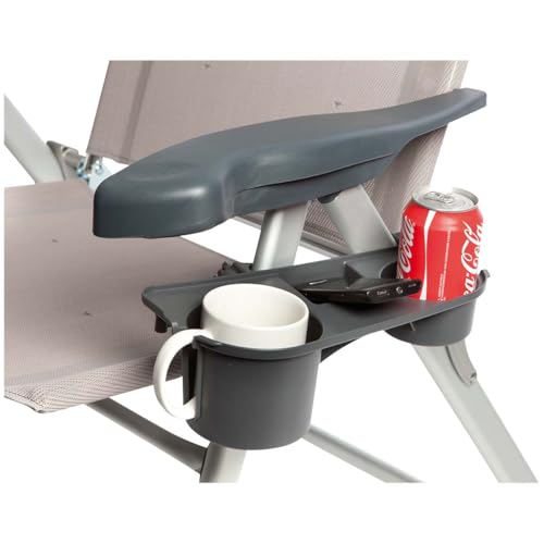 Bo-Camp 1262350 Getränkehalter für Camping Stuhl Seitenablage Seitentisch Klappstuhl