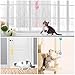 WONOWPA Cat Spring Toys, Self-Play Hanging Stretchable Cat Spring with Bell, 3 Pack Soft Plush Interactive Cat Toys for Indoor Cats Kitten Chasing and Playing