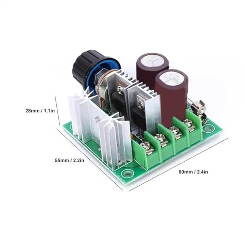 Commutateur de contrôle de vitesse PWM 12V-40V à variation continue