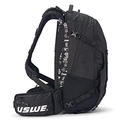 Uswe Shred 25L Backpack, A High End Daypack For Mtb, E-Mtb, Mountain Bike, Black #TOP2