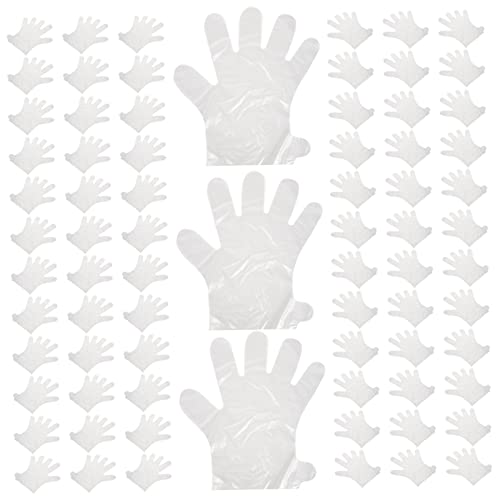 KOMBIUDA Restaurant Eating Gloves 300pcs Portable Disposable Gloves for Essentials