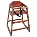 Adcraft HCW-5 Mahogany Hardwood High Chair