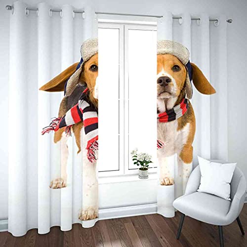 Rideaux salon d'enfants occultants en polyester dalmatien de qualité