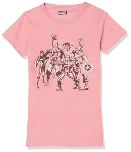 Marvel Girl's Retro Group T-Shirt