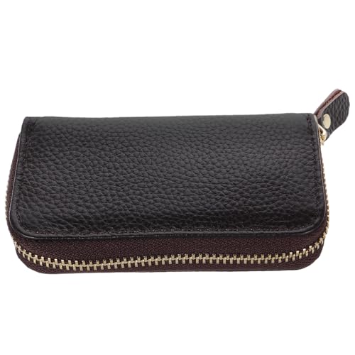 DEARMAMY para Coche y Hogar Tarjetero Pequeño con Correa Organizador De Llaves Billetera Tipo Acordeón