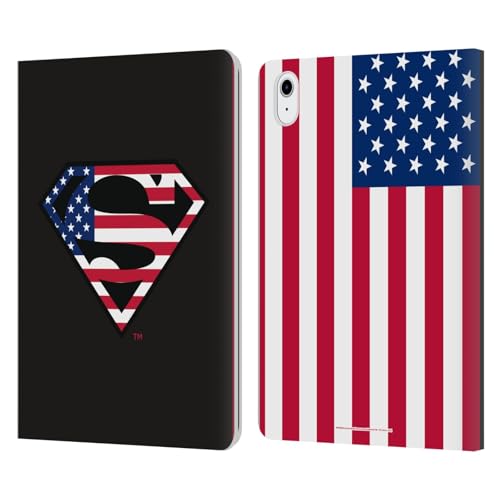 Funda para iPad Air 2022 de Superman con tapa soporte tipo libro para ver vídeos cómodamente