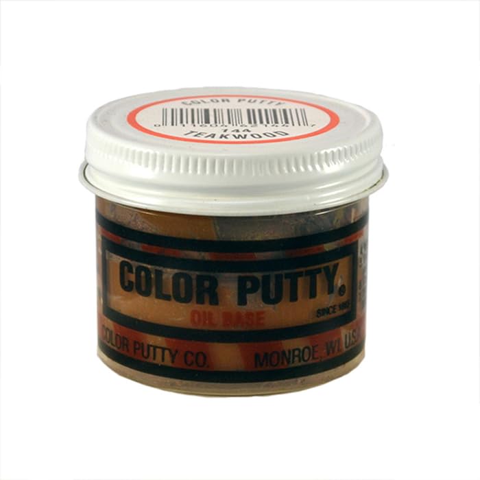 6-Pack of 3.68 oz Color Putty 144 Color Putty Teakwood Oil-Based Putty