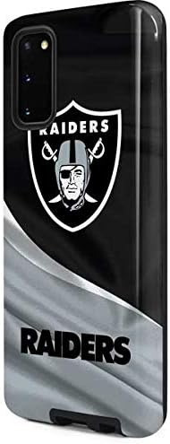Skinit Pro Phone Case Compatible with Galaxy S20 - Officially Licensed NFL Las Vegas Raiders Design