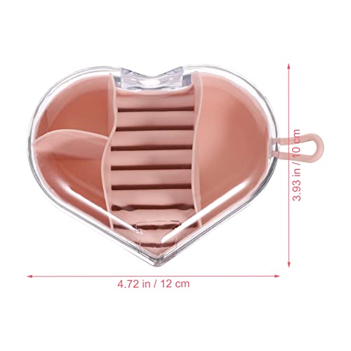 Aboofan Necklace Holder 3Pcs Exquisite Multi- Use Earrings Small Travel Organizer Display Rings Ear For Necklaces Jewelry Studs Case Bracelets Earring Necklace Portable Compact Storage Ring Holder #TOP4