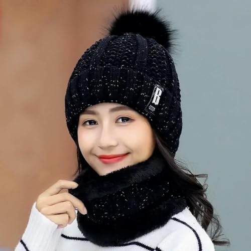 Ensemble écharpe bonnet chaud pour homme et femme idéal sport outdoor et cyclisme