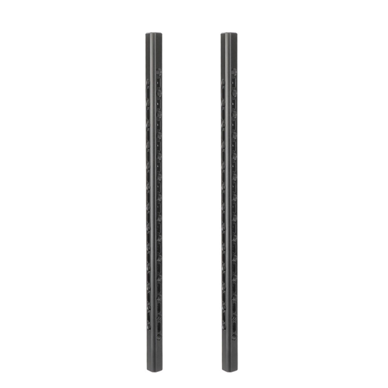 Varilla de queso de aluminio estándar de 15 mm con rosca de 1/4 de pulgada para cámaras DSLR, accesorios de estudio fotográfico, tubo cuadrado de aluminio