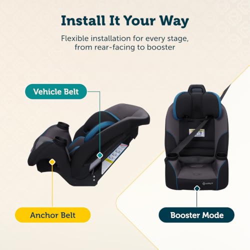 Safety 1st Crosstown All-in-One Convertible Car Seat - Deep Sea - image 8
