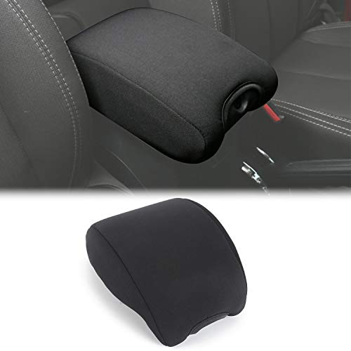 JeCar for JK Center Console Cover Pad Armrest Cover Cushion for 2011-2018 Jeep Wrangler JK JKU Sahara Sport Rubicon X & Unlimited