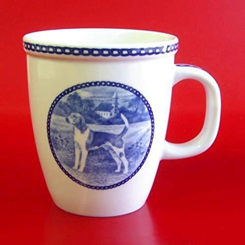 American Fox Hound Porcelain Mug For all Dog Lovers Size 4.2 inches