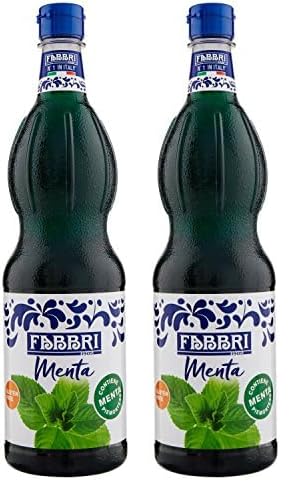Fabbri Sciroppo Menta 1l (Confezione da 2)