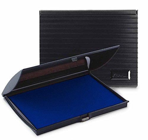 Large 5 x 7 Felt Rubber Stamp Ink Pad, Navy Blue