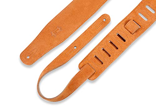 Levy's Leathers Suede Guitar Strap With Sheepskin Padding; Honey (Ms26Ss-Hny) #TOP1