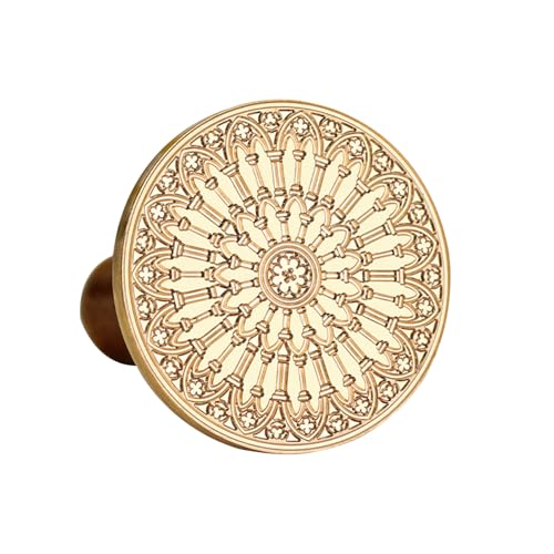 Sceau de cire pour enveloppe de Noël avec motif de fête et gravure fine