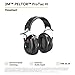 3M PELTOR ProTac III Headset, 26 dB NRR, Microphone, 3.5mm, Wireless, Environmental Listening, Professional-Quality Hearing Protection, Headband, MT13H221A, Black