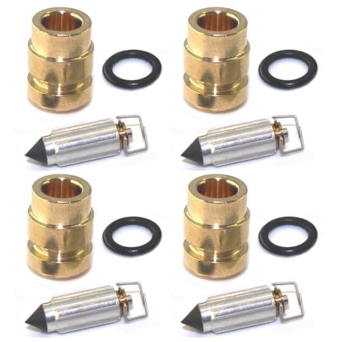 Carburateur moto pour Yamaha kit pointeau et siege de valve de flotteur 4 set
