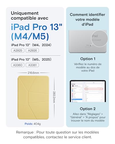 Coque iPad Pro 13 MOFT avec plus de 20 angles de vision et veille auto - 2