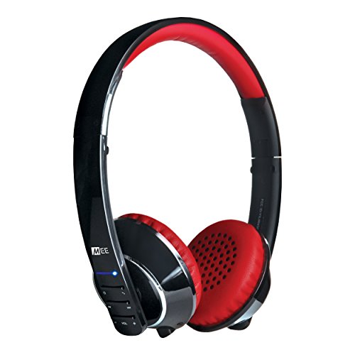 Mee Audio Runaway 4.0 Bluetooth Stereo Wireless + Wired Headphones With Microphone (Black/Red) #TOP11