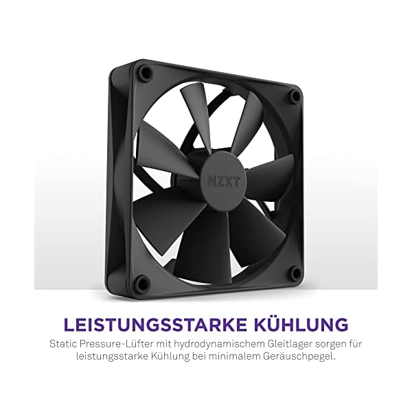NZXT Kraken 240 - RL-KN240-B1-240mm AIO CPU Wasserkühlung - 1,54" LCD Display 240x240-2x120mm PWM Fans - EIN Breakoutkabel zur einfachen Installation - Schwarz – Bild 6