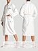 AW BRIDAL Wedding Gifts for Couple Newlyweds, Anniversary Mr and Mrs Waffle Knit Robe Sets for Enagagement Bridal Shower, Monogrammed White Matching Robes for Couples, Bride and Groom, Wifey and Hubby