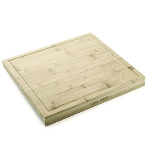 - Planche Decouper Avec Arret - Forge Adour En Oferta Forge Adour Tabla De Cortar De Bambú Con Tapón 40X38Cm Planche Decouper Avec Arret