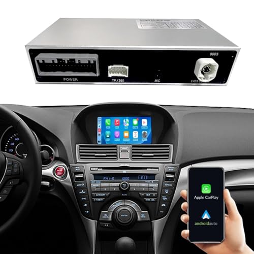 Wireless CarPlay Upgrade Module for Acura Upgraded Accessories Upgrade Kit fits (TL with Navi 2009-2014) CarPlay Retrofit Kit Support OEM Display