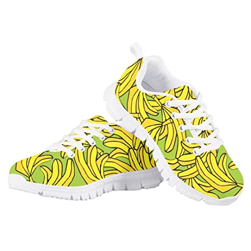 PinUp Angel Cute Sneakers for Girls Breathable Non-Slip Casual Kids Shoe for Back to School