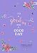 Notebook with Alphabetical Tabs A4: Large Lined-Journal Organizer with A-Z Tabs Printed | Cute Flower Good Day Design Blue-Purple