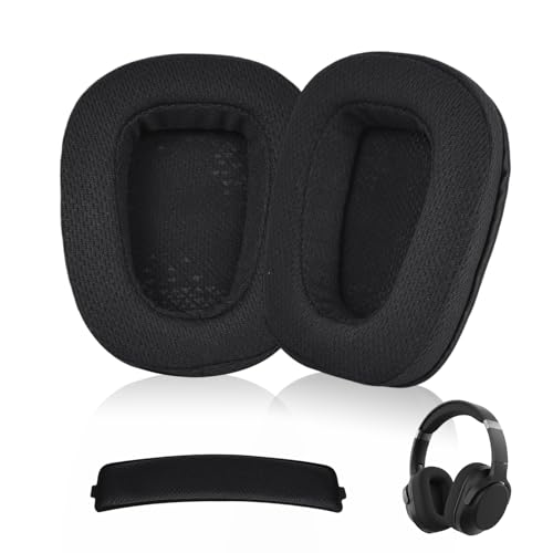 Funda de Reemplazo de Alta Calidad con Almohadilla para Auriculares Gaming Logitech   Compatible con G935,G933,G930,G635,G633,G633S,G430,G431,G432,G433   Espuma Viscoelástica, Mejora del Sonido