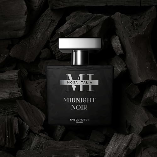 Image of Midnight Noir Perfume for Men & Women 100ml | Long Lasting Eau De Parfum | Luxury Fragrance with Pear, Lavender, Cinnamon & Vanilla