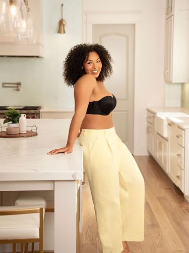 Image of Vanity Fair Women's Beauty Back Smoothing Strapless Bra, 4-Way Stretch Fabric, Lightly Lined Cups up to H
