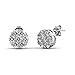 Valentines-Day-Jewelry-Gift-Ideas-for-Women - Cate & Chloe Remy 18k White Gold Swarovski Pave Stud Earrings, Crystal Studs - msrp $135