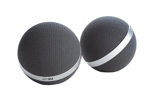 Aiptek Music Speaker E30 Gris - Altavoces portátiles (65 - 15000 Hz, 1%, Inalámbrico y alámbrico, A2DP, 10 m, Gris)