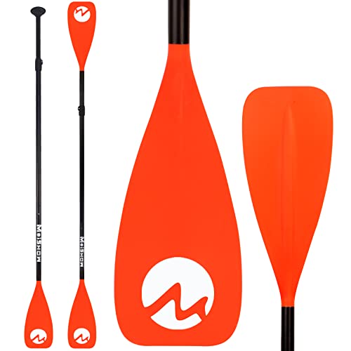 Pagaie de SUP aluminium 4 pièces réglable et entièrement flottante