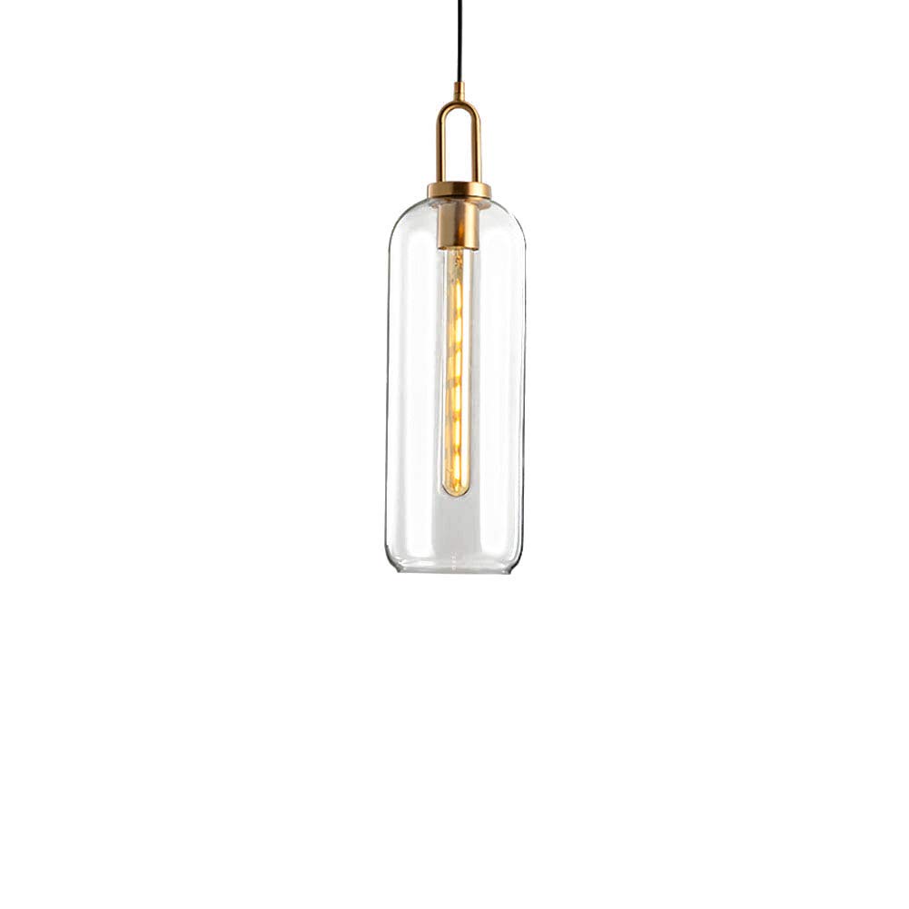 Jadalnia, bar, lampka nocna, biuro, sypialnia, luksusowa lampa podłogowa LED, żyrandol nordycki ze szklanym kloszem, światło w kolorze miedzianym, bateria 50 x 15