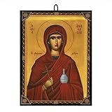NKlaus Ikone Heilige Anastasia 9,7x13,5x1,2cm Christliche 