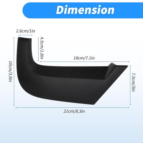 Hihaha Rear Left Passenger Side C Pillar Mould Trim for Honda Civic 2012-2015 Door Window Pillar Post Exterior Repair Cover Trim Black No.72721-TR3-A00 by Hihaha - Image 5