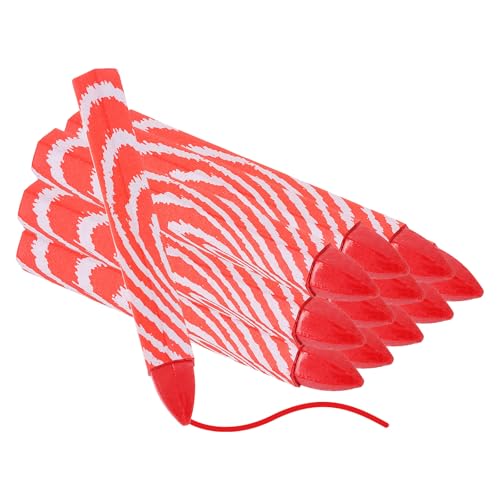 sourcing map Lumber Marking Crayons, 12 Pcs Red Hex Wax Tire Marker, 4 x 0.55 Hex Waterproof Drawing Crayons Furniture Marker for Wood, Glass, Cartons, Cloth, Stone, Ceramics