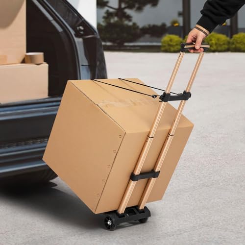 Carretilla plegable para equipaje y compras azul miniatura 4