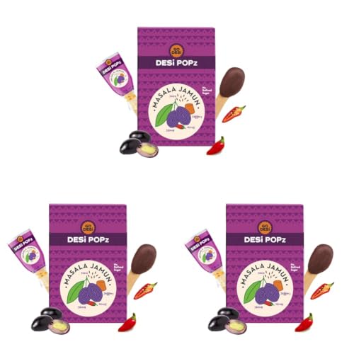 Image of GO DESi Masala Jamun, 50 Pcs, DESi POPz, Fruit Snacks, Java Plum, 400 gm (Pack of 3)