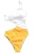 Cupshe Fashion Candy Rain One Shoulder One-Piece Swimsuit Beach Swimwear Bathing Suit (M)