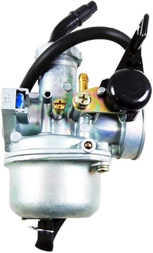 Miniatura 1 de Carburador PZ22 de 0.866 in con palanca de estrangulamiento manual para 50 cc, 110 cc, 125 cc, Pit Dirt Bike ATV Go Kart Honda Yamaha Sandrail